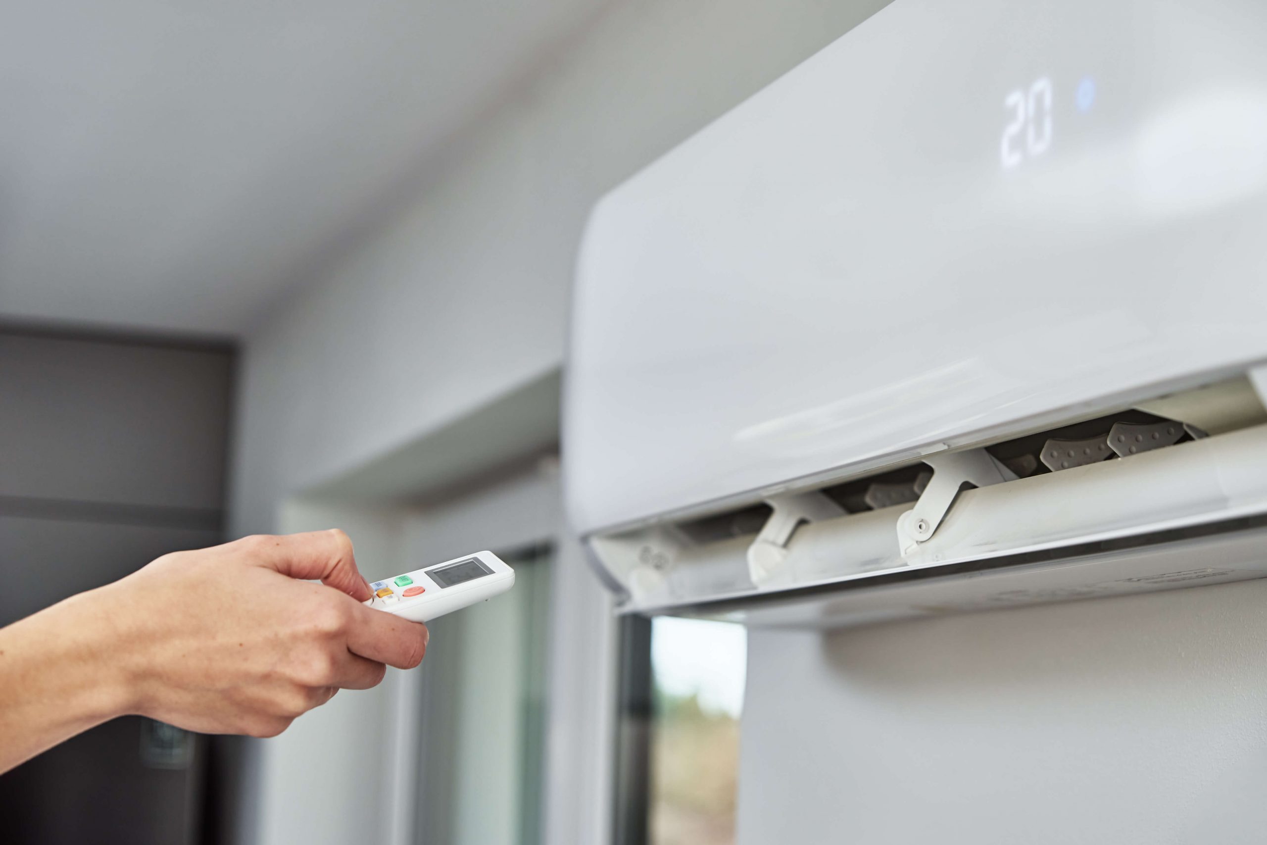 Adjusting an air conditioner control panel