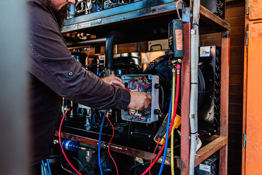Electrical work by the Carve Industries team